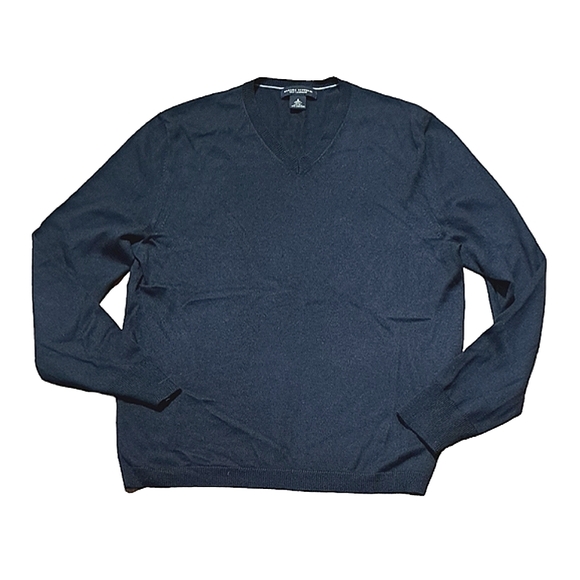 Banana Republic Other - BANANA REPUBLIC SILK CASHMERE LONG SLEEVE V-NECK SWEATER MEN'S SIZE SMALL. BLUE